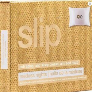 NWT Slip Silk Gift Set, Medusa Nights in box - WHITE